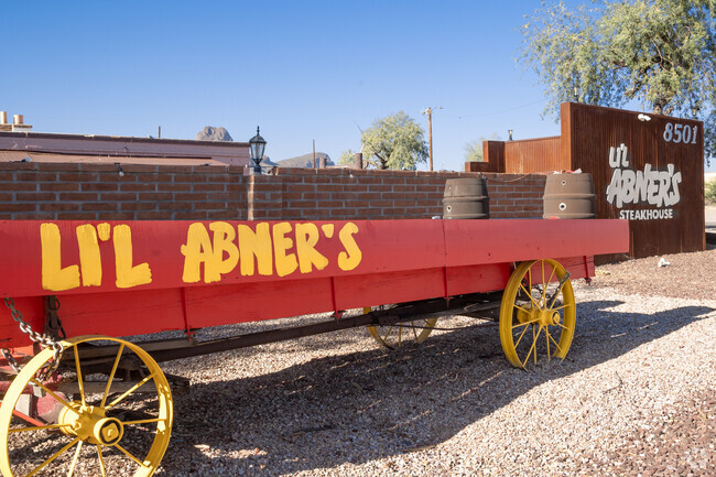 Acacia Trails still has an old western vibe, especially at places like Li'l Abner's.