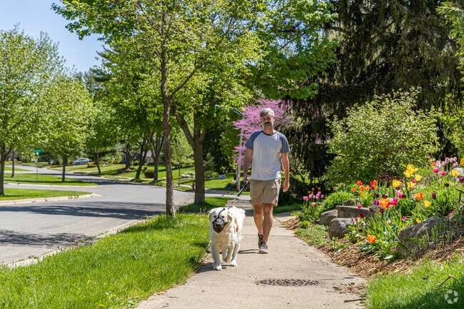 Take a relaxing walk down the quiet streets of the Orchard Ridge neighborhood.