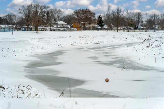 Lincoln Parks sits between two branches of the Ecorse River in southeastern Michigan.
