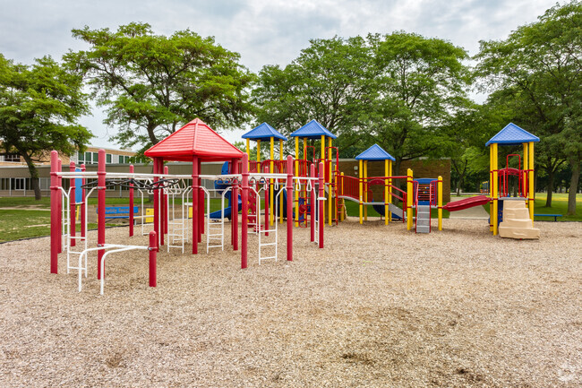 Hedke Elementary School playground in the city of Trenton.