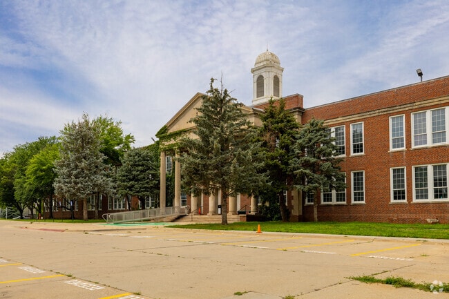 Benson High School is a historic building with excellent architecture features.