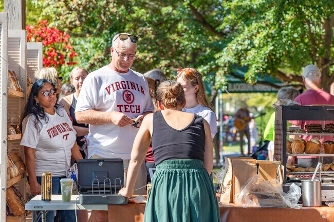 The Blacksburg Farmers Market, located near Shenandoah, is renowned for its high-quality, fresh products.