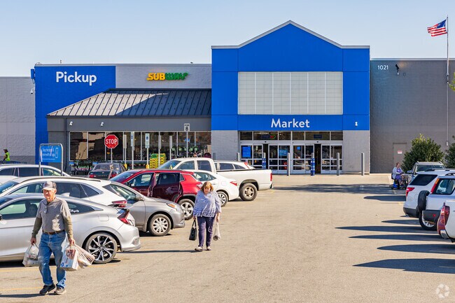 Walmart in Randleman caters to larger grocery trips.