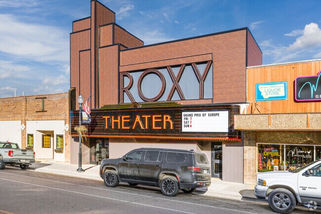 The Roxy Theater on Main Street is a historic single-screen cinema that has been entertaining Shelby since 1936.