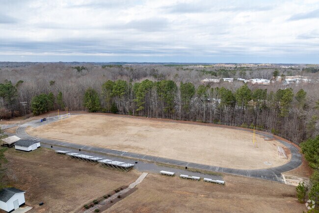 South Davie Middle School has a large athletic space for the students to exercise.