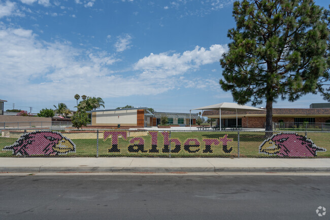 Talbert Middle School serves students in Huntington Beach, California.