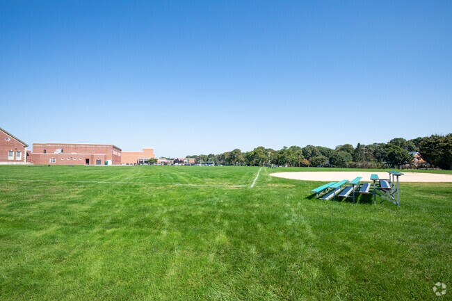 Students can use the open field for many different activities at Westhampton Beach Senior.