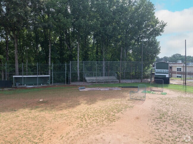 There's one baseball field on the campus of Hudson Middle School.