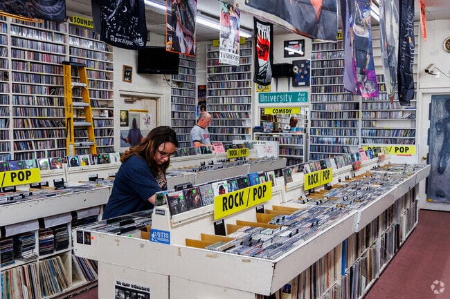 Ralph's Records in University Pines is a go-to spot for music enthusiasts.