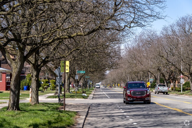 Newly installed bike lanes provide quick alternative means of commuting downtown.