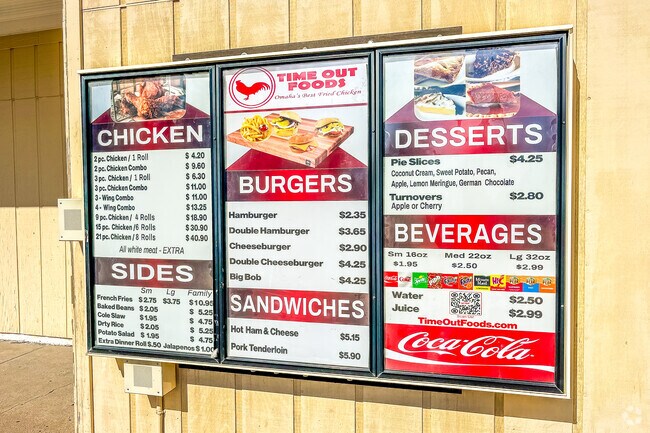 Time Out Foods in Lake-Bristol Square serves some of Omaha’s best fried chicken.