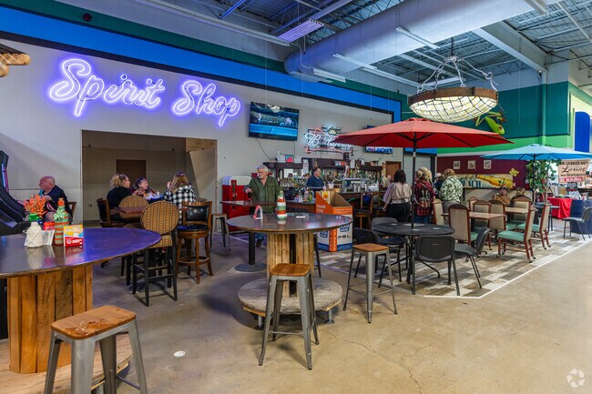 The Bar at Midwest Market pours craft drinks and serves food in a relaxed setting.