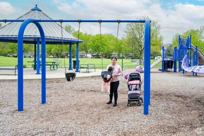 The children in the Midlothian community love the playground at Kostner Park.