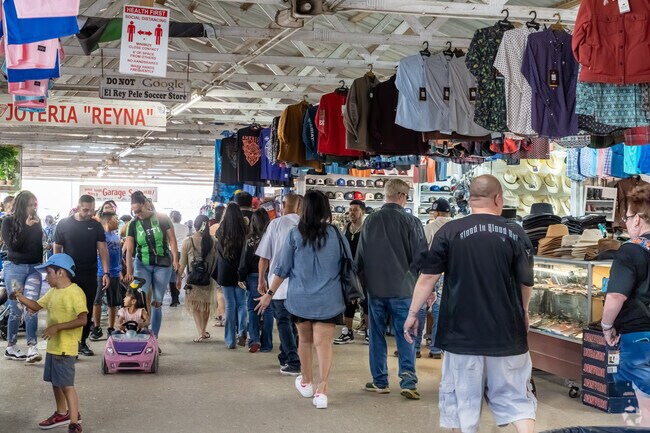 Locals can find a flea market open every weekend in Harris Branch.