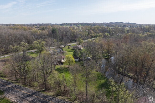 The beautiful Coldwater River runs straight through the center of Bowne Township.