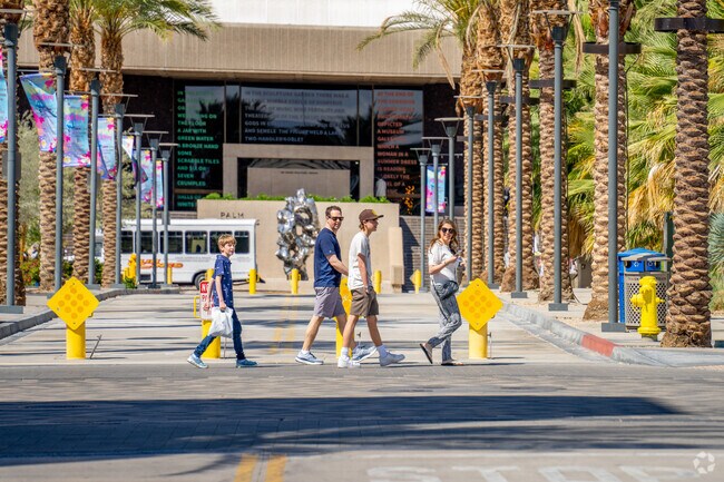 People love the laid-back, social vibe in downtown Palm Springs near Canyon Corridor.
