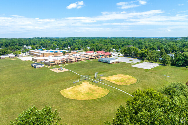 Bollman Bridge Elementary School offers plenty of outdoor space for students during recess.