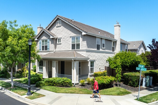 Two-story homes in Valley Trails providing more living space and accommodating larger families.