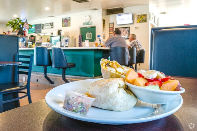 Scotts Diner is a popular spot for breakfast in Southeast Merced.