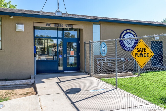 Addams Elementary serves grades K-6 in Fresno.