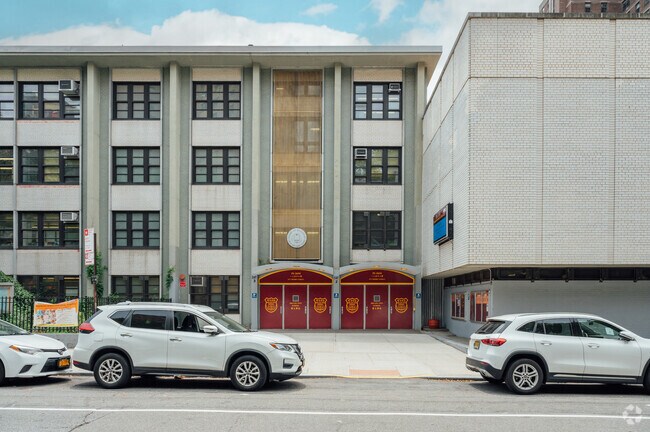 PS 184 Shuang Wen is located in Two Bridges at the intersection of Cherry and Montgomery St.