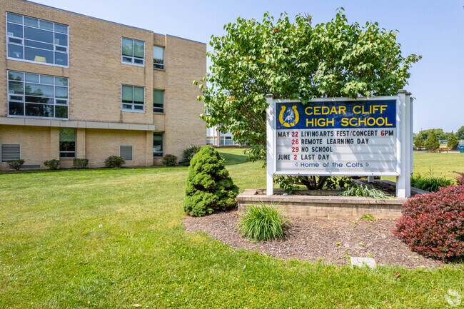 Older students attend the Cedar Cliff High School near Wormleysburg.