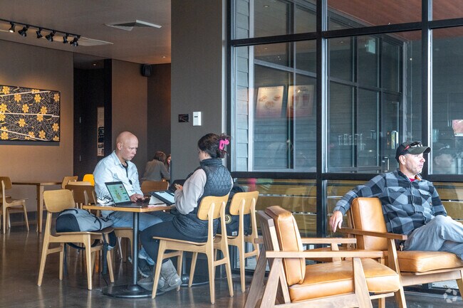 Enjoy a coffee or get some work done at the Starbucks in Lebanon.