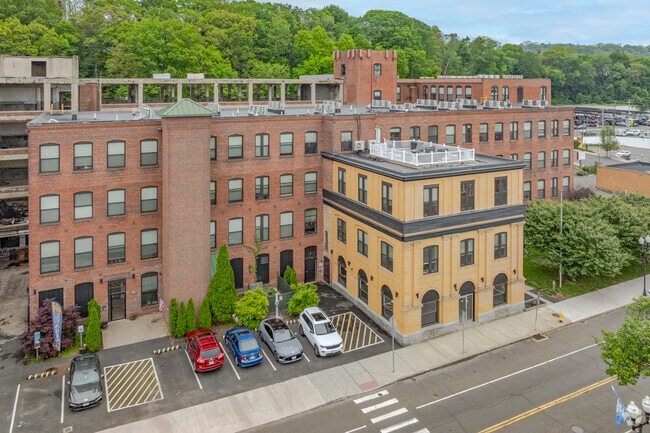 The Bella Vista at 153 Main St in Ansonia is a renovated apartment complex in the heart of downtown.