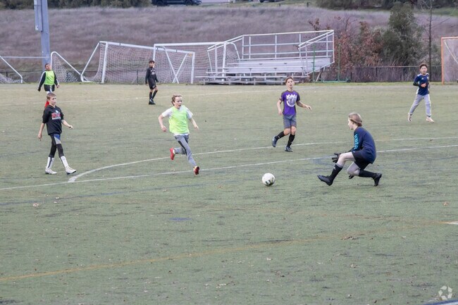 Youth soccer is alive and well in the Broadstone neighborhood.