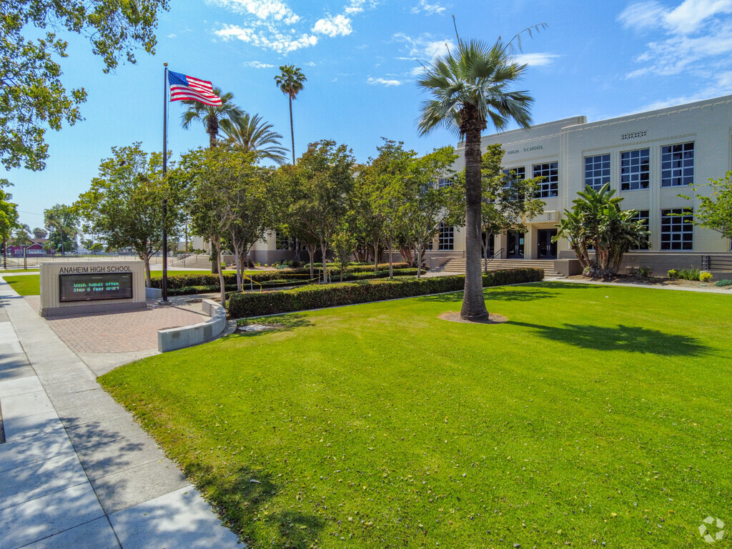 Anaheim High School is close to downtown.