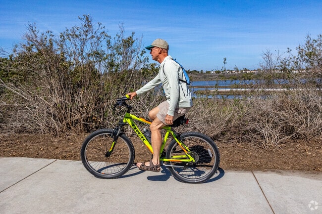 Take a bike ride to Back Bay and enjoy beautiful scenery.