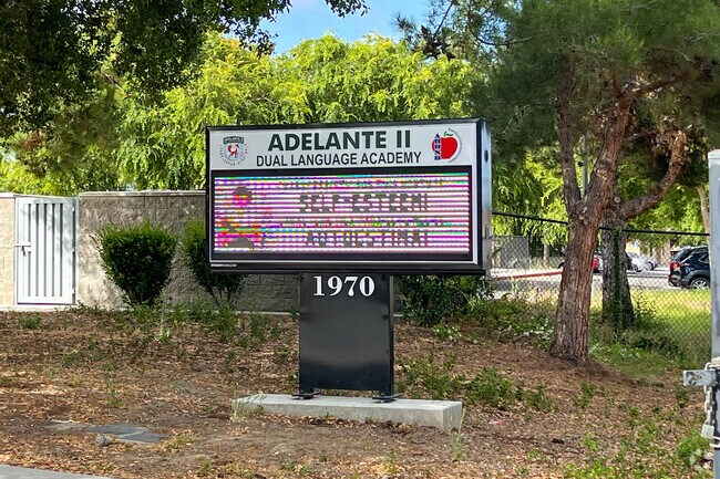 Adelante Dual Language Academy II provides the ability to learn two languages.