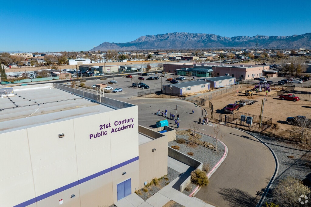 Mountain views at 21st Century Public Academy.
