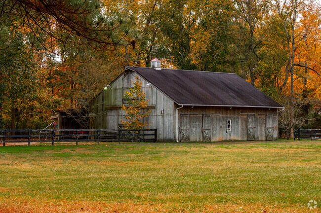 Homes with more acreage may feature barns on the property in Seaford.