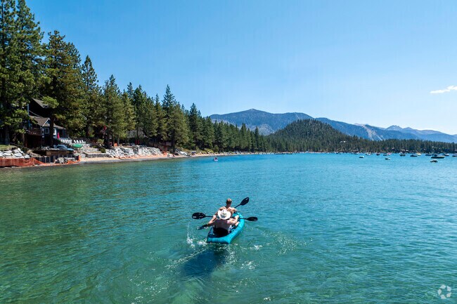 Locals will find themselves paddling on Lake Tahoe as often as possible which is easy in Zephyr Cove with so many launching points.