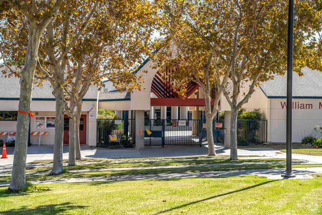 Step into William McKinley Elementary School through its inviting entrance.