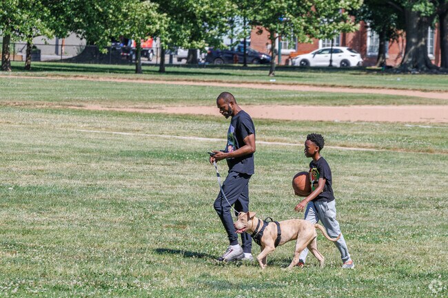 Carroll Park, next to Pigtown, has almost 120 acres to enjoy some quality time together in.