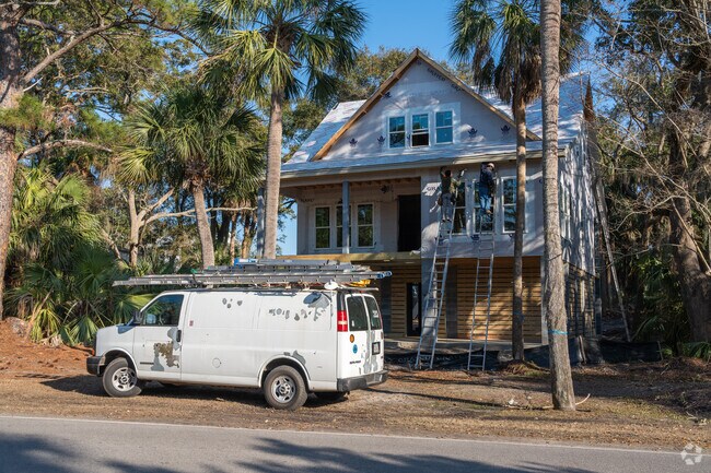 Homes on Fripp Island are frequently maintained and restored.