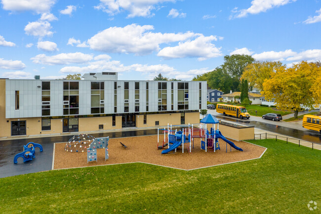 Your kids will never want to leave the playground at Holmes Elementary School.