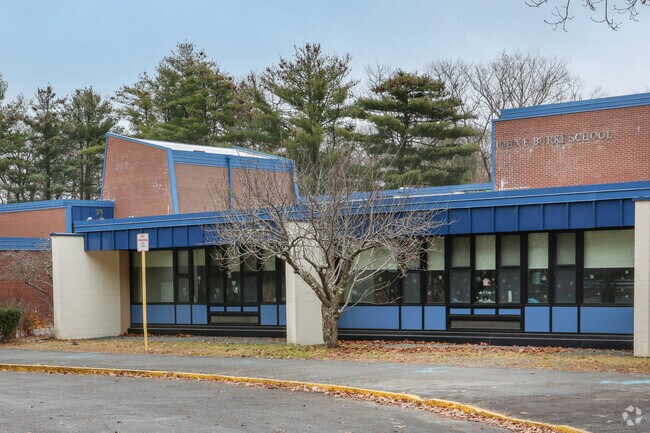 John E Burke Elementary School educates children in grades K through 5th grade.