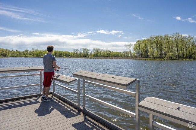 Lake View Hill residents can escape the stress of life by fishing at Warner Park.