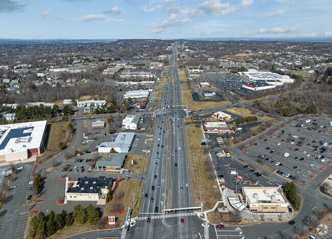 The Berlin Turnpike is a major artery connecting Newington to Hartford and is also home to countless national retailers.