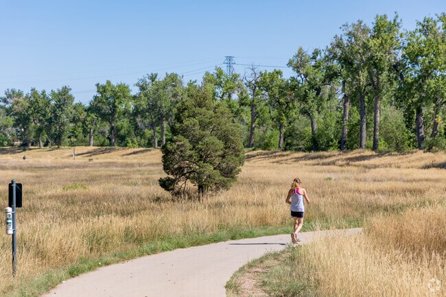 Locals can get outdoors on the Goldsmith Gulch trail or the High Line Canal Trail.