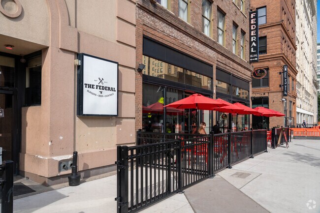 Youngstown residents dine at the Federal Restaurant in downtown Youngstown.