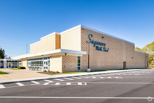 Students head to Sagamore Middle School every morning for class.