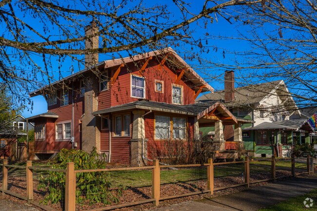 Original Craftsman homes built before 1930 are concentrated around downtown Forest Grove.