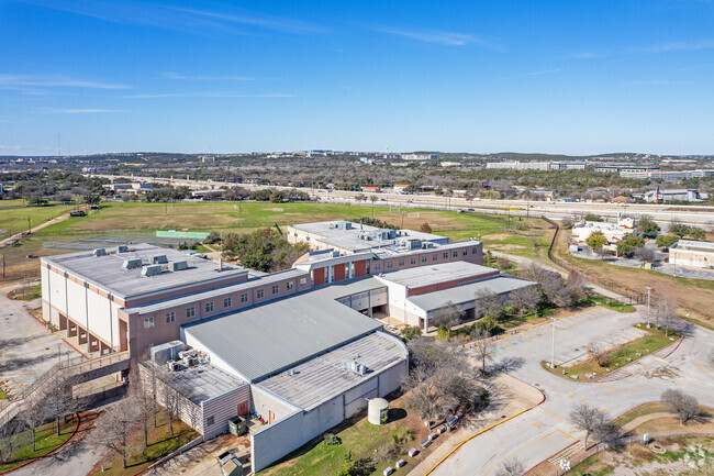Small Middle School is located just East of Highway 290 near Oak Hill in Austin.