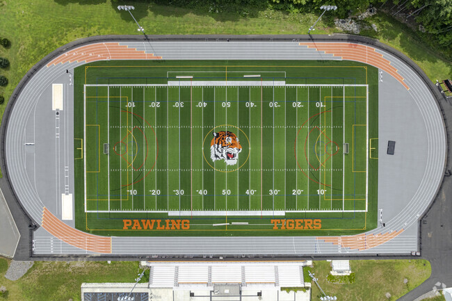 Pawling High School is located at 30 Wagner Drive in Pawling, NY.
