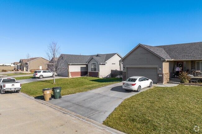 Red brick siding is very common among Hesston homes.