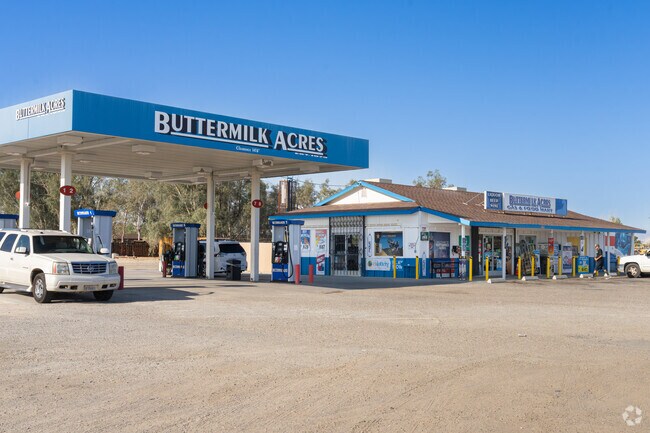 China Lake Acres residents can get gases up and grab a snack at Buttermilk Acres.